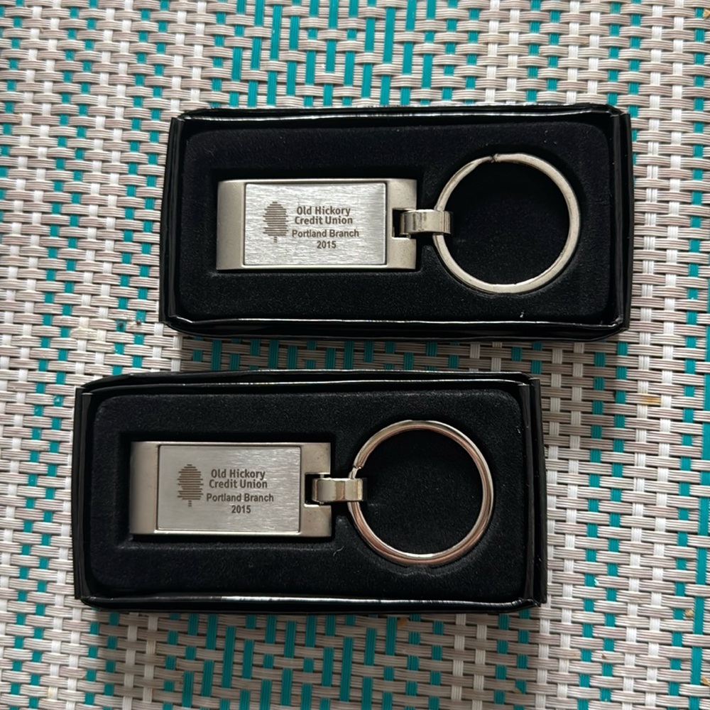 Set/2 Boxed Keyrings.